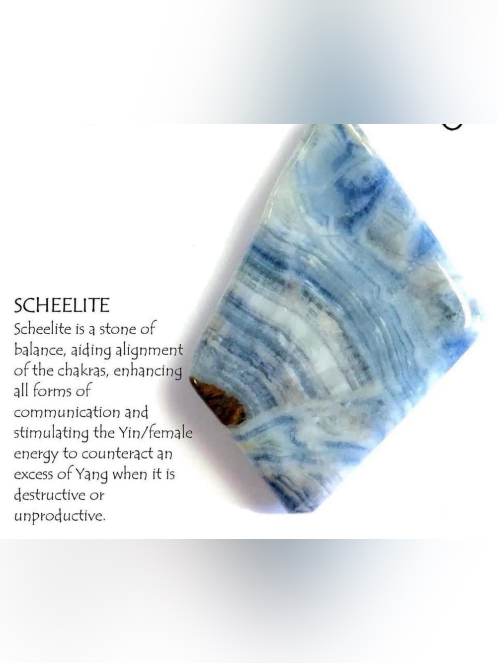 Blue Scheelite - Picture 2 of 9